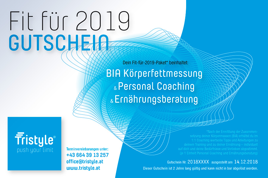 Tristyle Fit-für-2019-Gutschein