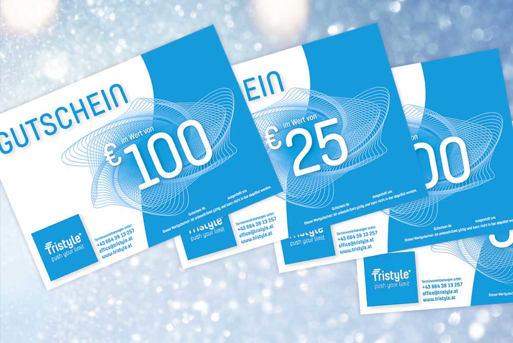 Tristyle Wertgutscheine und Gutscheine für diverse Leistungspakete