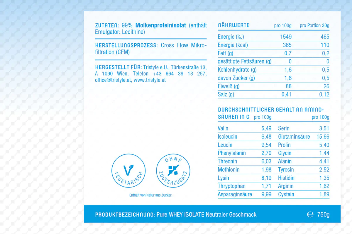 Tristyle Iso Whey Protein