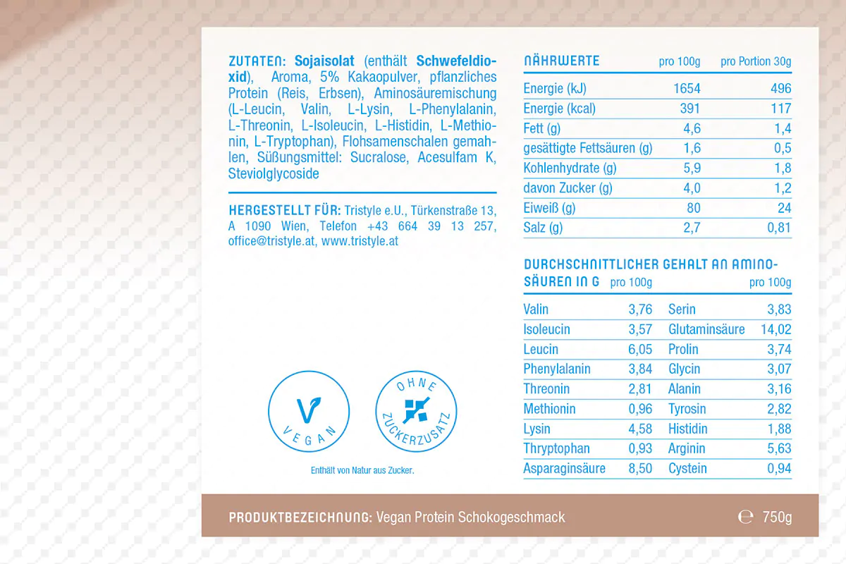 Tristyle Veganes Protein