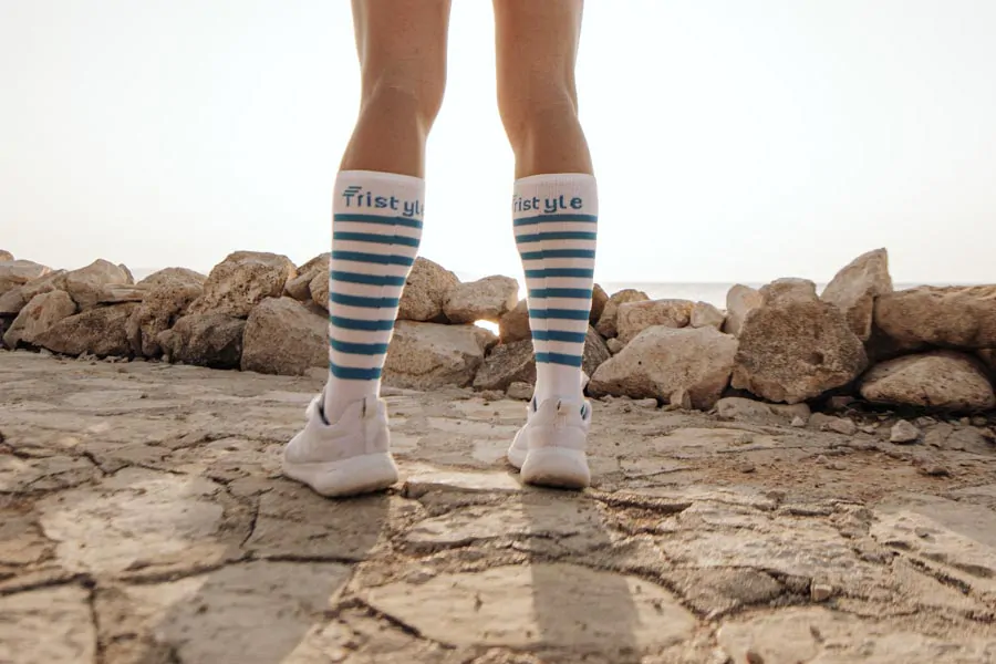 Tristyle Socken lang weiß