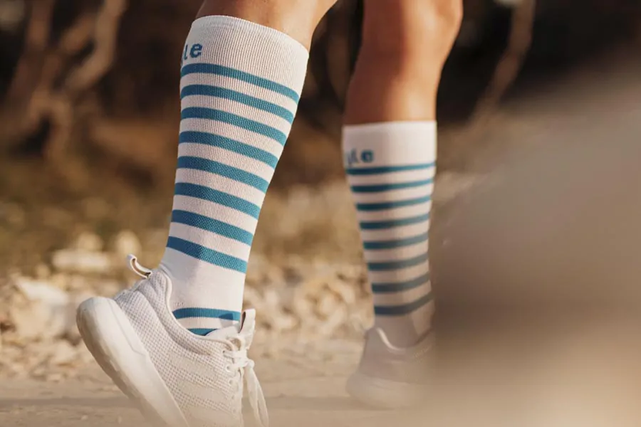 Tristyle Socken lang weiß