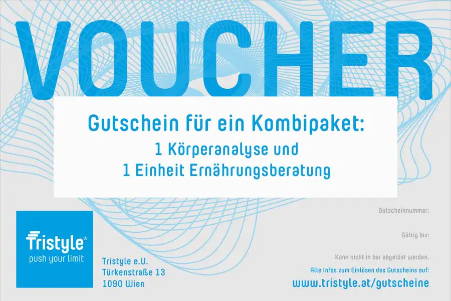 Gutschein für ein Kombipaket von Tristyle