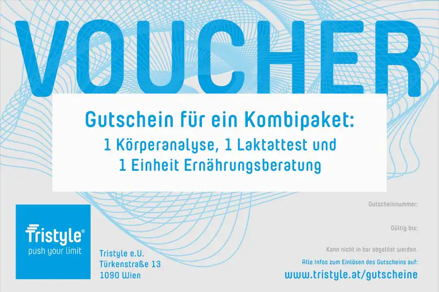 Gutschein für ein Kombipaket von Tristyle